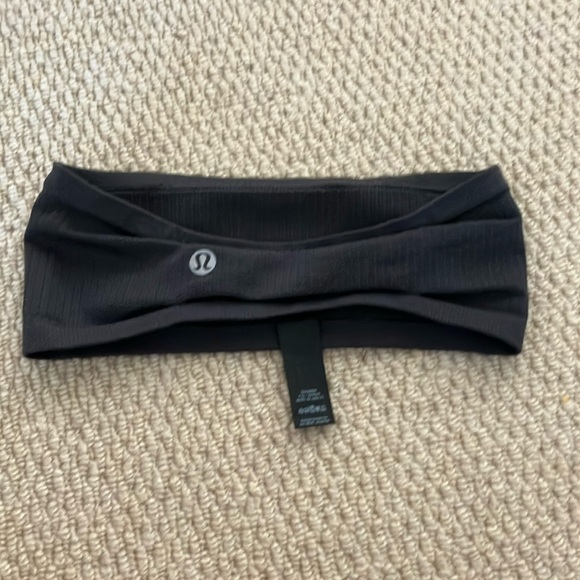 Lululemon Athletica Dark Gray Headband - Picture 2 of 2